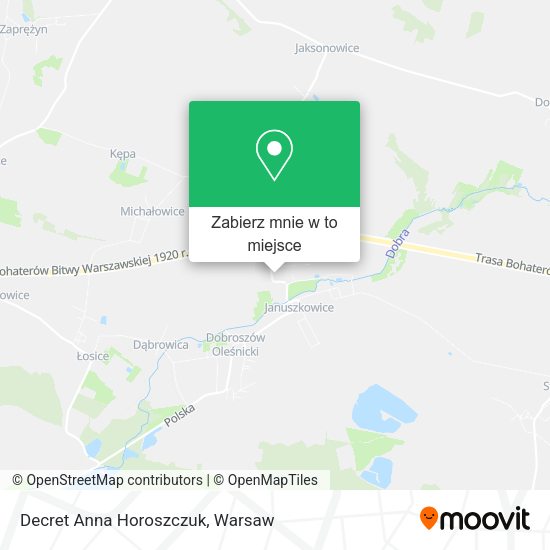 Mapa Decret Anna Horoszczuk