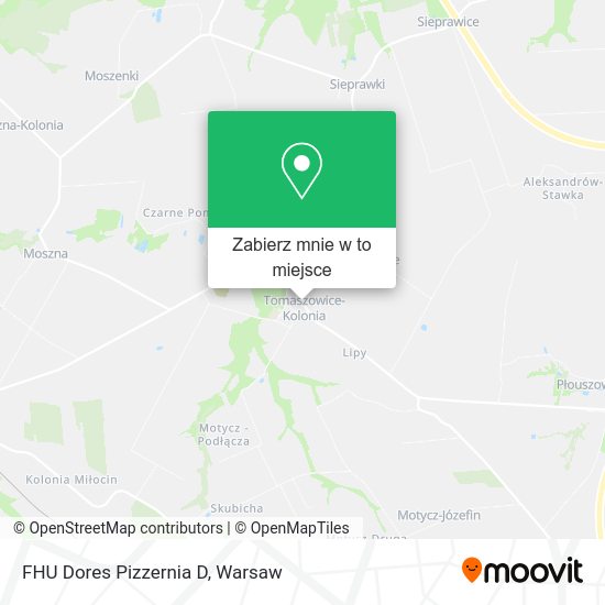 Mapa FHU Dores Pizzernia D