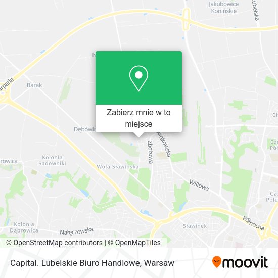 Mapa Capital. Lubelskie Biuro Handlowe