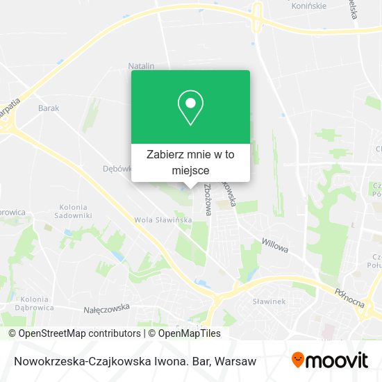 Mapa Nowokrzeska-Czajkowska Iwona. Bar