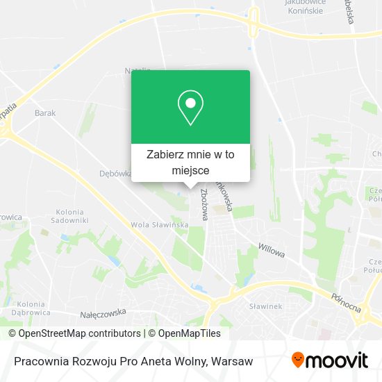 Mapa Pracownia Rozwoju Pro Aneta Wolny