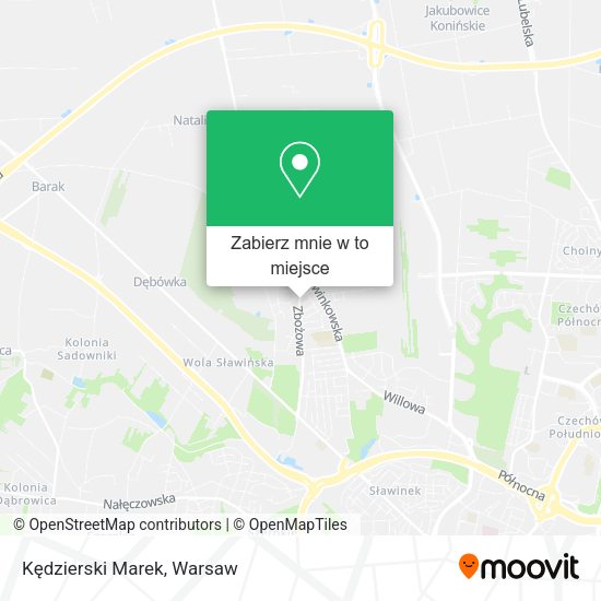 Mapa Kędzierski Marek