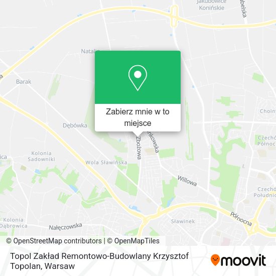 Mapa Topol Zakład Remontowo-Budowlany Krzysztof Topolan