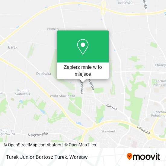 Mapa Turek Junior Bartosz Turek