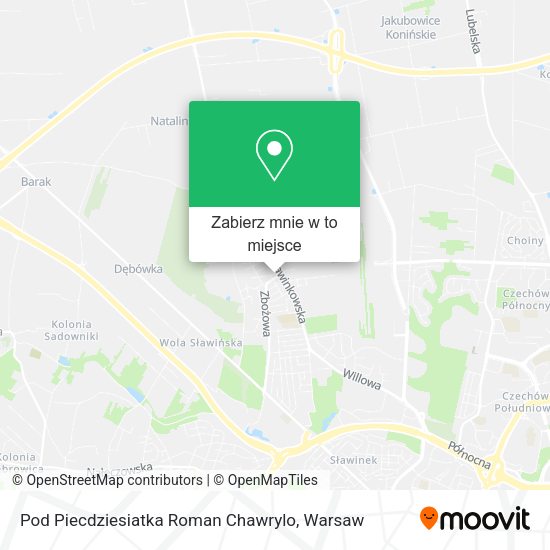 Mapa Pod Piecdziesiatka Roman Chawrylo