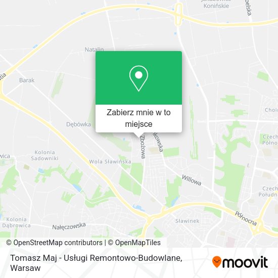 Mapa Tomasz Maj - Usługi Remontowo-Budowlane