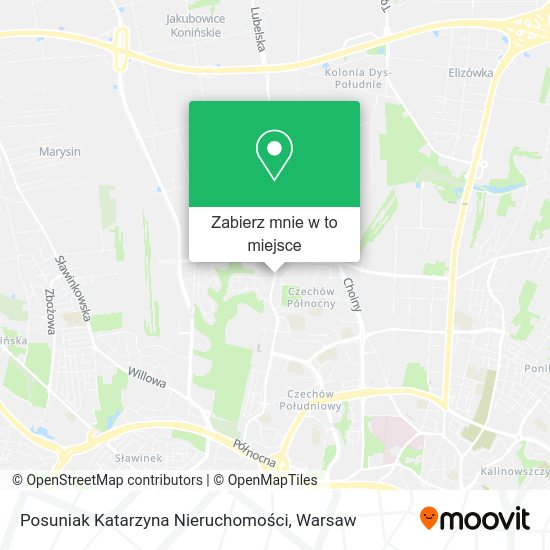 Mapa Posuniak Katarzyna Nieruchomości