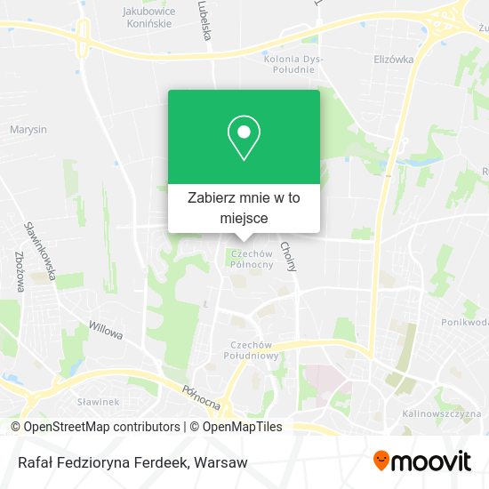 Mapa Rafał Fedzioryna Ferdeek