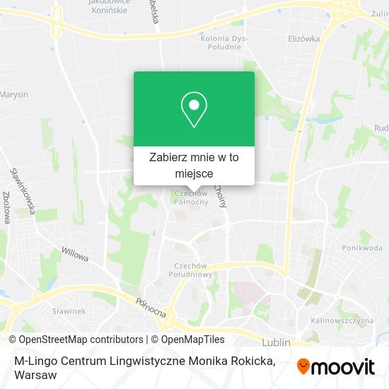 Mapa M-Lingo Centrum Lingwistyczne Monika Rokicka