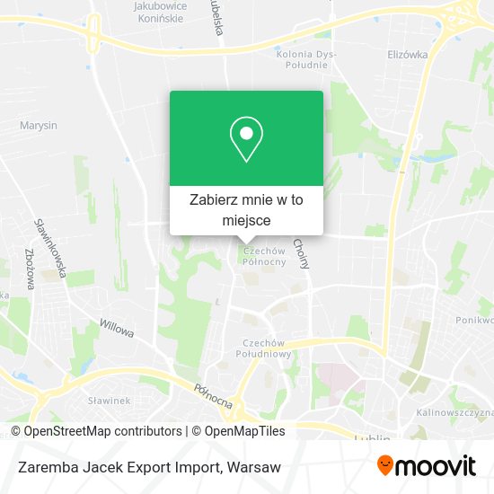 Mapa Zaremba Jacek Export Import