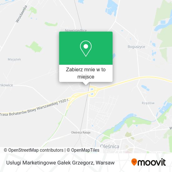 Mapa Usługi Marketingowe Gałek Grzegorz