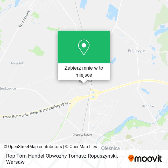 Mapa Rop Tom Handel Obwozny Tomasz Ropuszynski