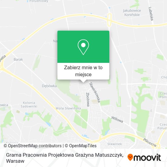 Mapa Grama Pracownia Projektowa Grażyna Matuszczyk