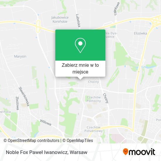 Mapa Noble Fox Paweł Iwanowicz