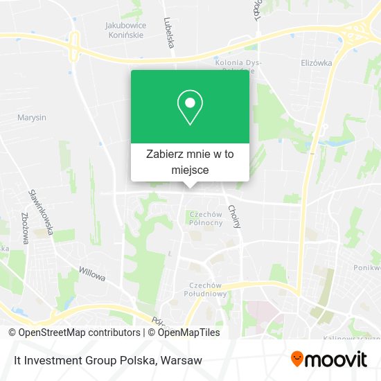 Mapa It Investment Group Polska