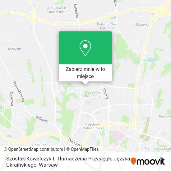 Mapa Szostak-Kowalczyk I. Tłumaczenia Przysięgłe Języka Ukraińskiego