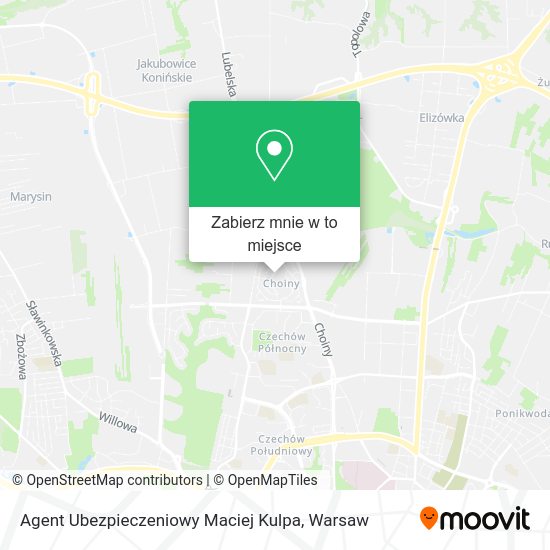 Mapa Agent Ubezpieczeniowy Maciej Kulpa