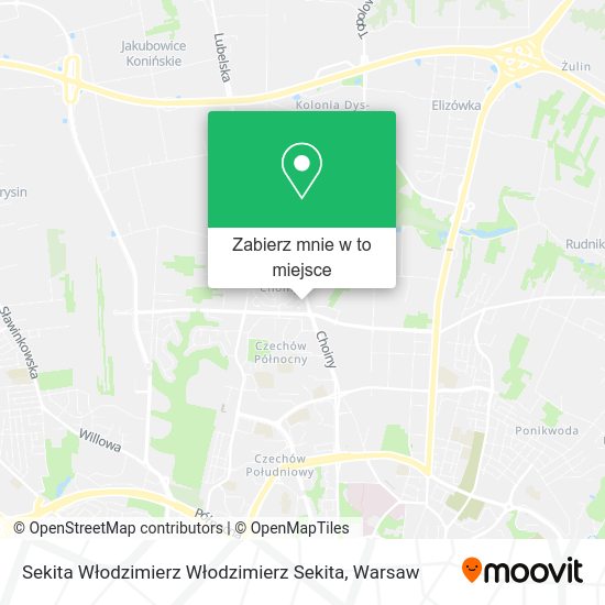 Mapa Sekita Włodzimierz Włodzimierz Sekita