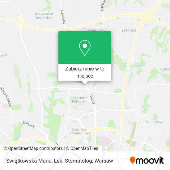 Mapa Świątkowska Maria, Lek. Stomatolog