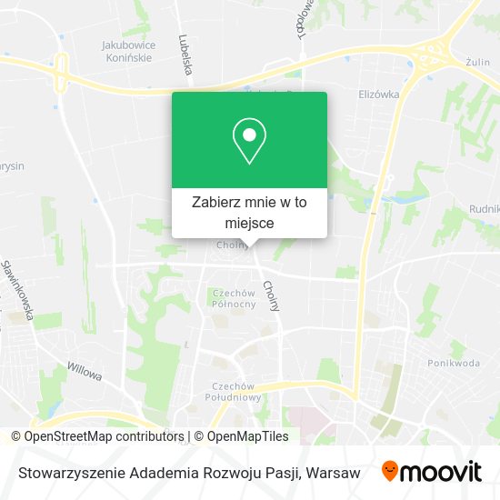 Mapa Stowarzyszenie Adademia Rozwoju Pasji