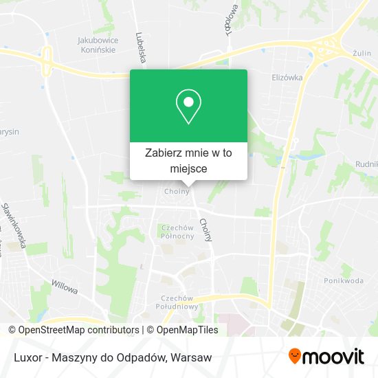 Mapa Luxor - Maszyny do Odpadów