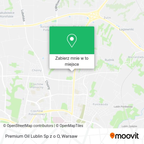 Mapa Premium Oil Lublin Sp z o O