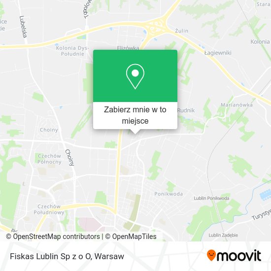 Mapa Fiskas Lublin Sp z o O