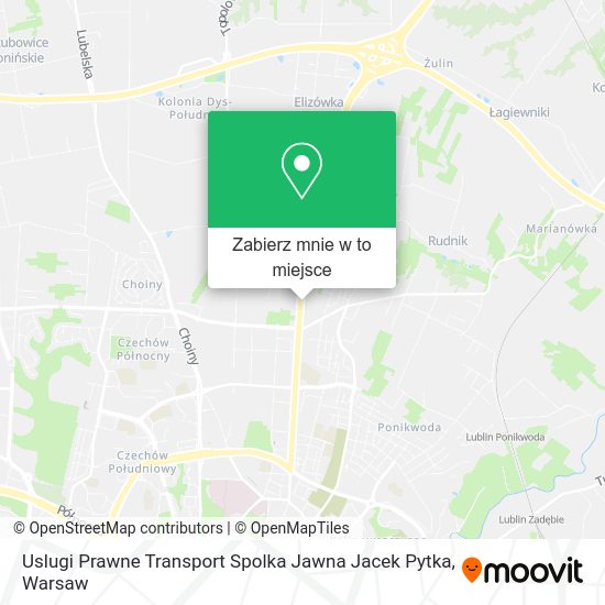 Mapa Uslugi Prawne Transport Spolka Jawna Jacek Pytka