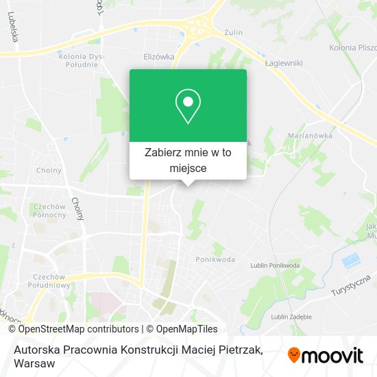 Mapa Autorska Pracownia Konstrukcji Maciej Pietrzak