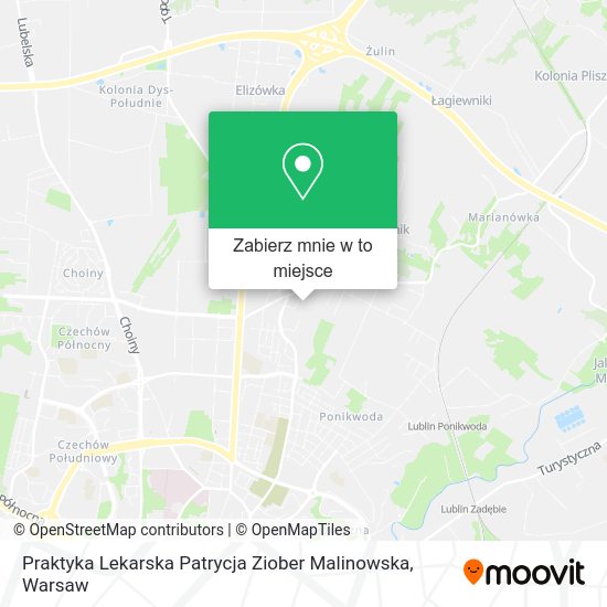 Mapa Praktyka Lekarska Patrycja Ziober Malinowska