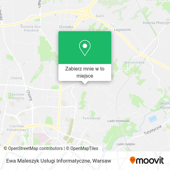 Mapa Ewa Maleszyk Usługi Informatyczne