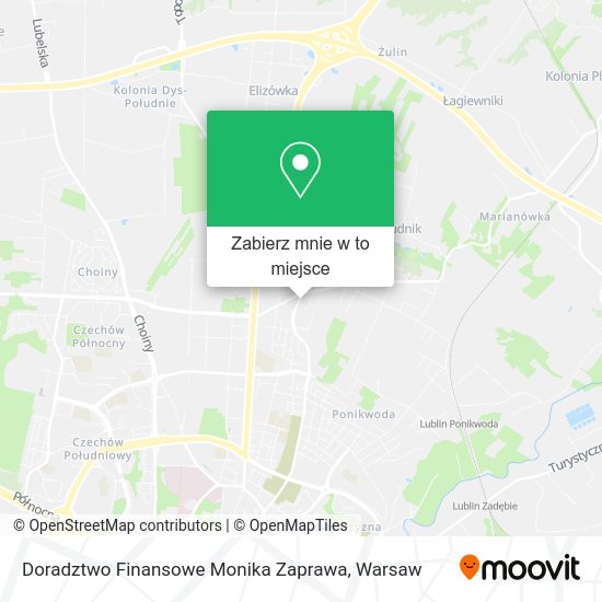 Mapa Doradztwo Finansowe Monika Zaprawa