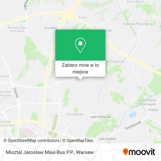 Mapa Misztal Jarosław Maxi-Bus P.P.