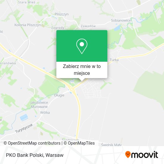 Mapa PKO Bank Polski