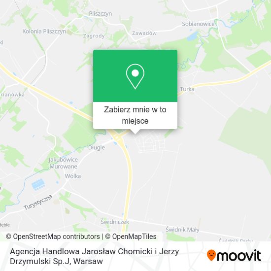 Mapa Agencja Handlowa Jarosław Chomicki i Jerzy Drzymulski Sp.J