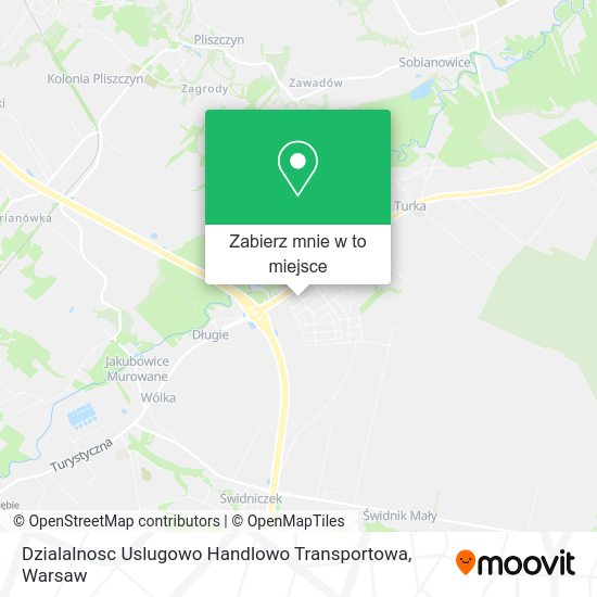 Mapa Dzialalnosc Uslugowo Handlowo Transportowa