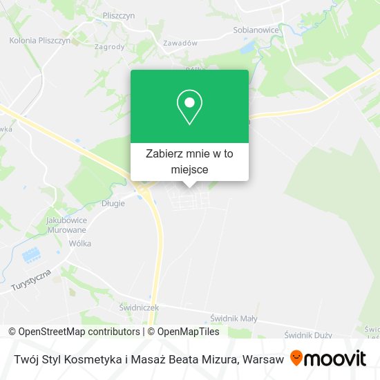 Mapa Twój Styl Kosmetyka i Masaż Beata Mizura