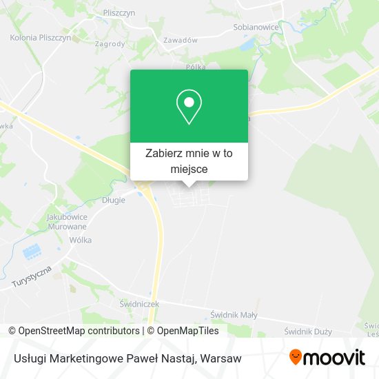 Mapa Usługi Marketingowe Paweł Nastaj