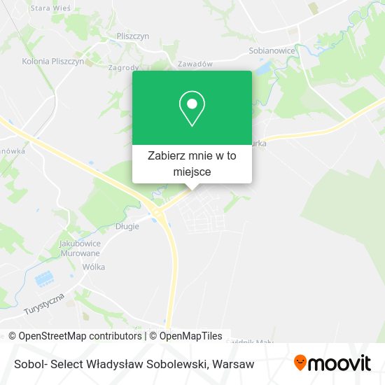 Mapa Sobol- Select Władysław Sobolewski