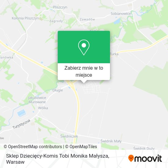 Mapa Sklep Dziecięcy-Komis Tobi Monika Małysza