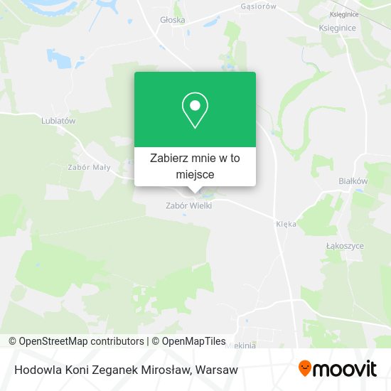 Mapa Hodowla Koni Zeganek Mirosław