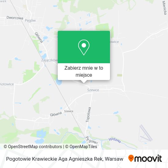 Mapa Pogotowie Krawieckie Aga Agnieszka Rek