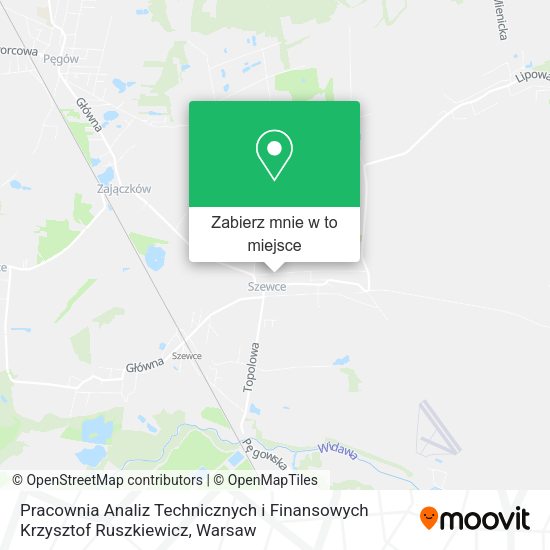 Mapa Pracownia Analiz Technicznych i Finansowych Krzysztof Ruszkiewicz