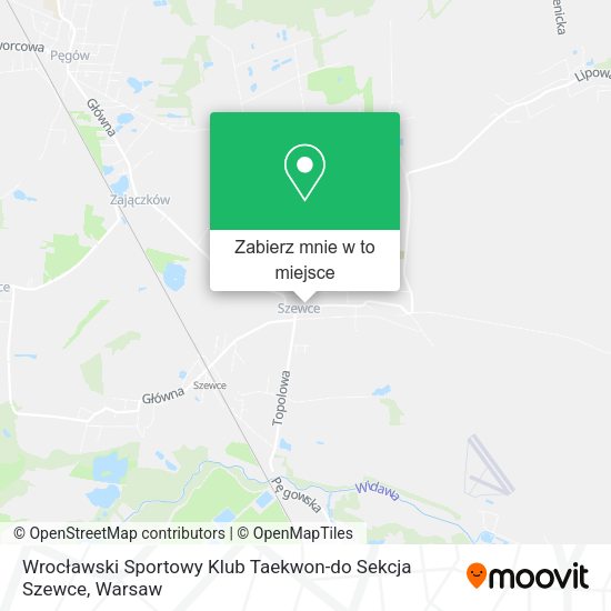 Mapa Wrocławski Sportowy Klub Taekwon-do Sekcja Szewce