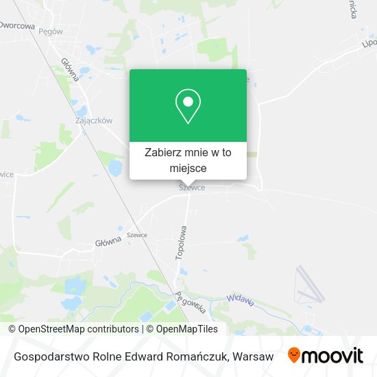 Mapa Gospodarstwo Rolne Edward Romańczuk