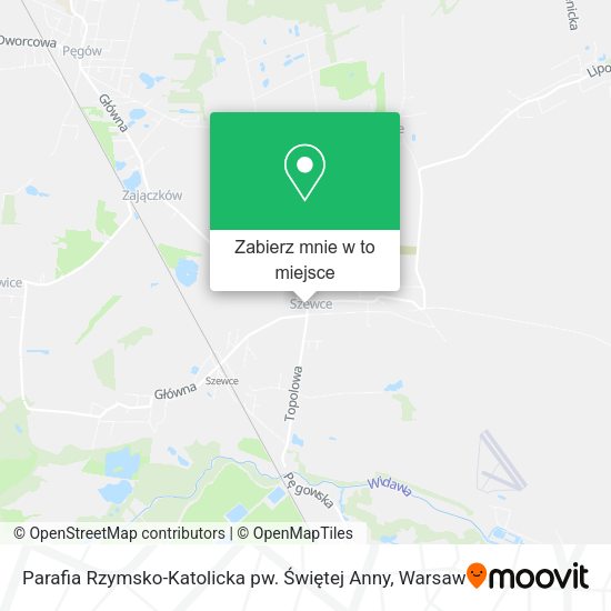 Mapa Parafia Rzymsko-Katolicka pw. Świętej Anny