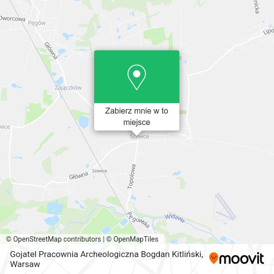 Mapa Gojatel Pracownia Archeologiczna Bogdan Kitliński