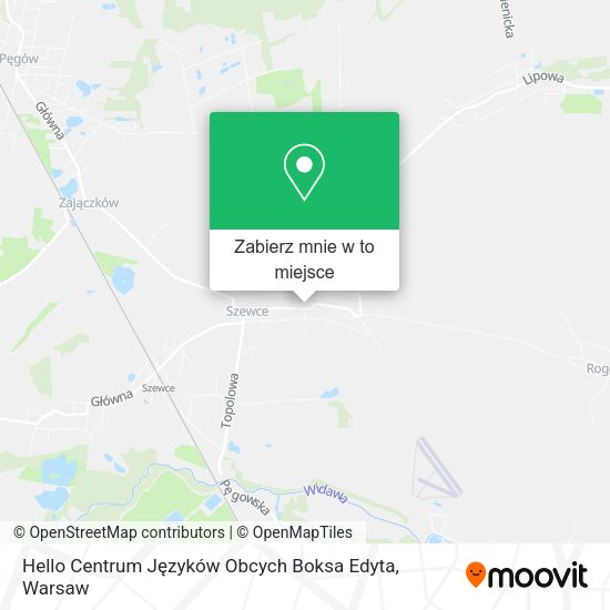 Mapa Hello Centrum Języków Obcych Boksa Edyta