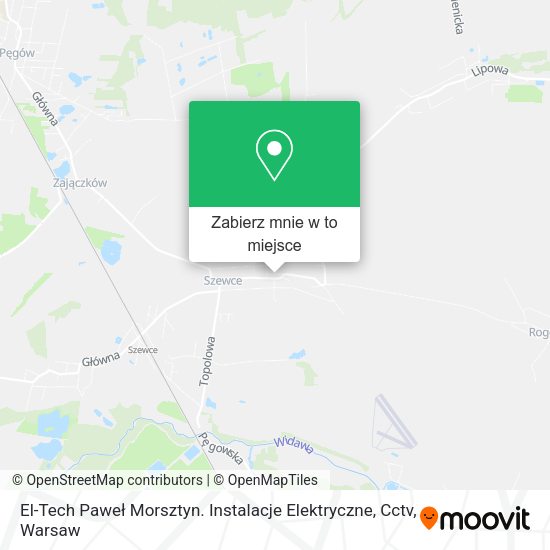 Mapa El-Tech Paweł Morsztyn. Instalacje Elektryczne, Cctv