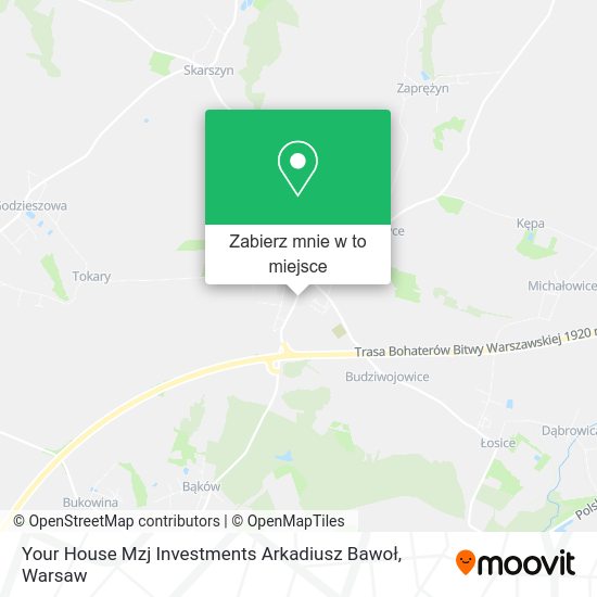 Mapa Your House Mzj Investments Arkadiusz Bawoł